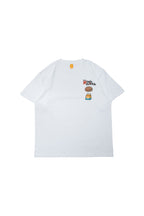 朝ごはんチャンネルTシャツ-カレーパン- / ホワイト